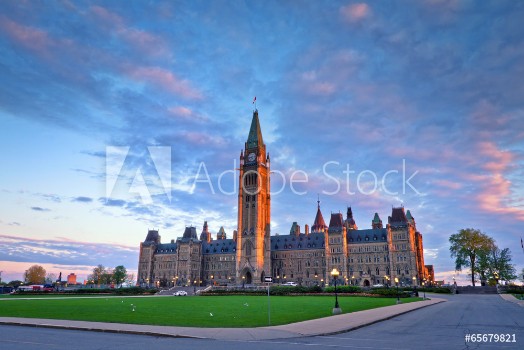 Picture of View of Canada Parliament Building at Ottawa